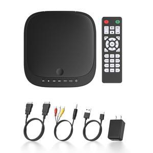FELEMAN HDMI가 있는 미니 DVD 플레이어, 형식을 재생하는 TV용 카드 리모컨 지역 및 출력, CD 입력, 모든 USB AV /TF 1080P 소형 비디오,