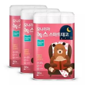 [모나리자] 녹스 스마트 데코 화장지 27m 30롤 3팩