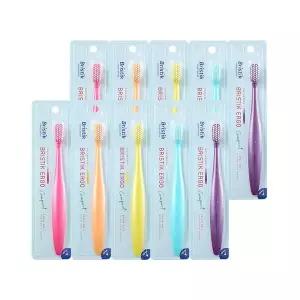 [브리스틱] 에르고 이중 미세모 성인 칫솔 컴팩트 1950 10개