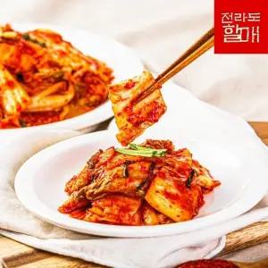 전라도할매 국내산 맛있는 전라도 맛김치 썰은 김치 5kg