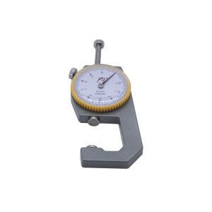 WEAXIO 다이얼 두께 게이지 0-20MM | 정밀 표시기 있는 테스터 주얼리, 원형 플랫 독서 가죽, 판금, 팁이 종이 도구 측정 원단,