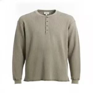 [로아]26SS BEE SUN FADED ORGANIC WAFFLE SERAFINO LONG SLEEVE YBMW035FA32-GRY0024 비 선 페이드 오