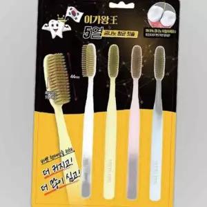 이가왕 5열 금나노 항균 칫솔 4입