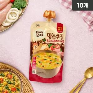 아이꼬야 맘스쿠킹 이유식 닭고기시금치카레 아기밥 (15개월부터) 140g, 10개