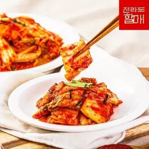 전라도할매 국내산 맛있는 전라도 맛김치 썰은 김치 2kg