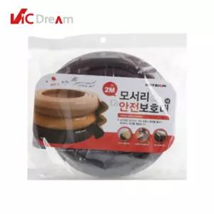 모서리 안전 보호대 소 브라운 L1021 1개입대 가드 가구 책상 코너 창문 침대 인테리어대 실내용품 가구대