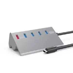 USB QC 타입C 5포트 무전원 멀티허브 미우 5PORT