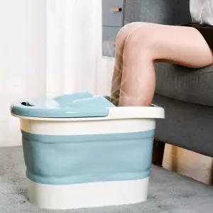 폴딩 시스템 접이식 발 지압 롤러 풋케어 족욕기기 욕기 안마기 탕기 미니마사지기 욕탕 마사지