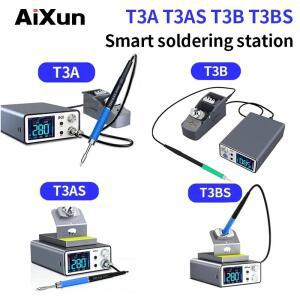 AIXUN T3A 스마트 납땜 스테이션 T115/T210/T245/T12 마더 보드 PCB BGA SMD 수리 도구 용 재 작업