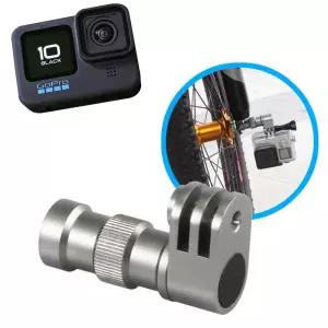 고프로10 호환 자전거 휠 허브 바퀴 마운트 GOPRO10캠 액션부품 카메라 나사 스크류 어댑터 캡아답타 고각