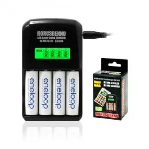 호루스벤누 에네루프 초급속충전기 HAD-2700LCD (차량겸용 AA.AAA)건전지충 건충 속충 다용도충 전지충 급
