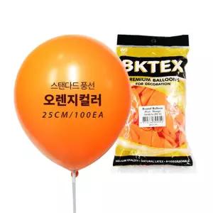 Party Club 25cm일반오렌지(100입)촬영소품 파티 장식 풍선 예쁜 꾸미기 용풍선 용품