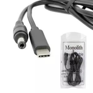 USB-C DC잭 보조전원 전원 이펙터 외장하드 파워 컨버터 연결선 1m