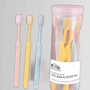 ETN 파스텔 칫솔10P/ 부드러운 칫솔모/ 치아 사이사이