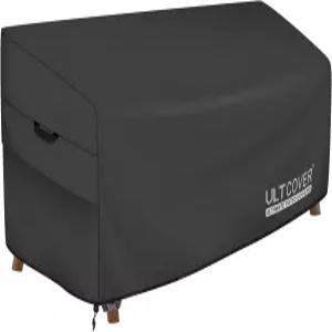 UltCOVER 방수 야외 소파 커버 헤비 듀티 파티오 벤치 58W x 28D 35H 인치 블랙