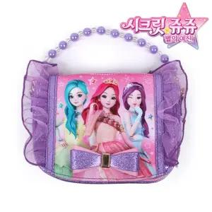 피앤디 쥬쥬 퍼플선샤인 크로스백키즈가방 보조 크로스 어린이 캐릭터 공주핸드 레이스