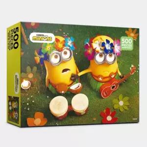 퍼즐 라이프 500P 미니언즈 알로하 미니언 AL5302만화 직소 취미 작품 그림 조각 집콕 연말선물 캐릭터 애