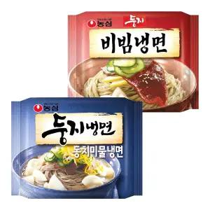 농심 둥지냉면 동치미 물냉면 32봉/비빔냉면