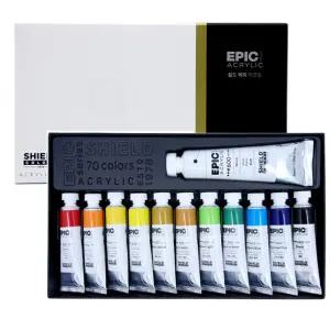 쉴드 에픽 아크릴 물감 전문가용 20ml 12색그림 화방용품 미술 아크릭