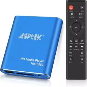 HDMI 미디어 플레이어 MKV/RM/MP4/AVI 등용 블루 미니 1080p 풀 HD - HDD USB 플래시 드라이브/HDD 및 SD