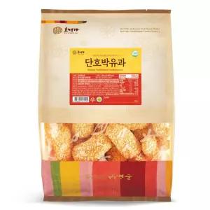 호정가 단호박유과 500g 맛있는 전통 옛날 가유과 간식 선물용 세트