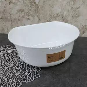 블랑설거지통 원형 화이트