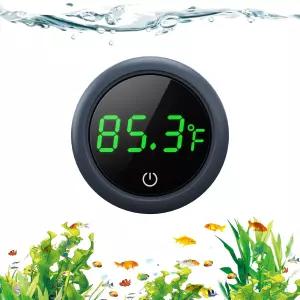 물고기 액솔로틀 거북이 또는 수생 동물에게 적합한 0.9°F 수조 온도계 디지털 정확한 LED 디스플레이