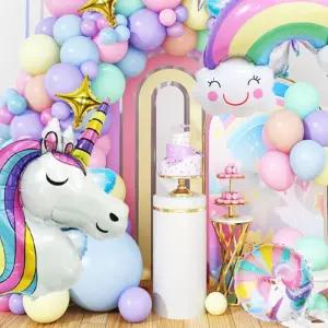 이벤트용품 유니콘풍선 세트 파티장식 행사 풍선 가랜드 동물 해피벌쓰데이 생일