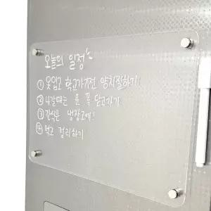 아크릴 투명 자석 메모 보드판 소형