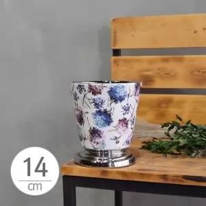 모던 도기화분 (꽃분) 기본형 14x14cm선물 심플한 한화분 선물용 예쁜 감성