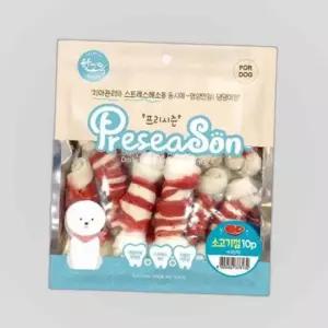 프리시즌 딩고껌 강아지간식 4.5 소고기 10p