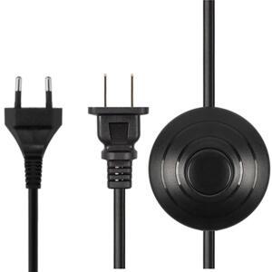 전기연장선 데스크 램프 전원 코드 스위치 포함 AC 미국 표준 코어 익스텐션 1PC