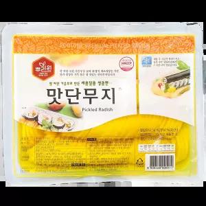 뿌리원 단무지 온달 2.8k X2 대량할인 왜무절임 포장용 새콤달콤한맛 가정용