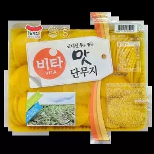 단무지 (일미농수산 반달 2.5k) X2 밥도둑 잡내제거 도시락용 한식당 업소용