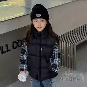 주니어 여아 겨울 패딩 조끼 여아옷 가을점퍼 후드 베스트