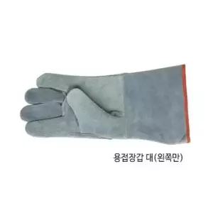 가죽장갑 한일 국산 용접장갑 왼손만(대 내피무) 10조 34cm