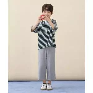 빈폴 키즈 BI6341U01M 7부 스트라이프 상하세트 그린 1032776