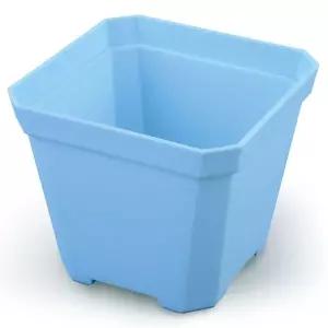 미니 사각 화분 블루 10x10cm 다육이 플라스틱화분
