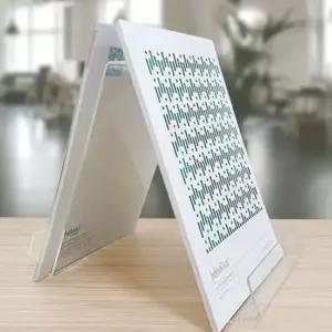 아크릴 받침대 투명 받침대 투명 거치대 진열대 태블릿 안내판 데스크 휴대폰 테이블
