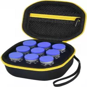 코메케이스 인슐린 냉장고 홀더 바이알 보관 표준 10ml U-100 숏 하드 쉘 및 펩드 프로텍터 손목 스트랩 스