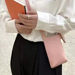 휴대폰 수납 메신저백 캐주얼 여성 쇼퍼백 핑크 가방 쇼퍼백