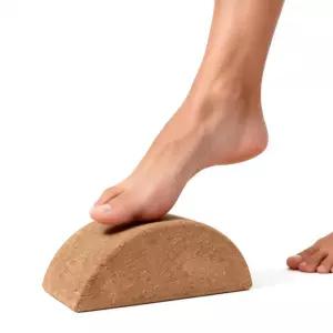 레아 코크 요가 블록 - 필라테스 핫 및 명상을 위한 고밀도 천연 지원 균형 스트레칭 근력을 논 슬립 브릭