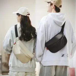 보조 학생가방 캐주얼 커플 대학생 더플백 힙색 남성