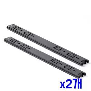 친절한탄씨 TBZ 3단 슬라이드 서랍 레일 좌우1조) 44cm) x2개 레일부속 슬라이딩레일 레일 슬라이드식