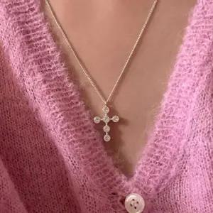 은목걸이 (925 silver) cubic rood necklace A 14