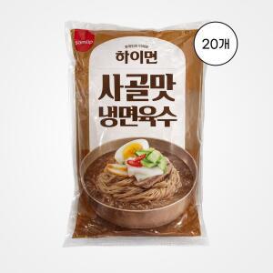 [삼립] 하이면 사골맛 냉면육수 330g, 20개