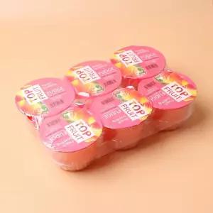 탑플룻 피치푸딩6입(690g) / 탑프룻 어린이간식