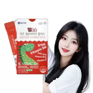 키즈 철분 비타민 B6 엽산 B12 C 스틱형 30포 어린이선물 어린이