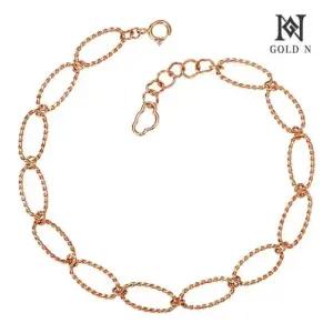 [골드앤] 14K 로즈 스트링 팔찌 RG