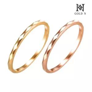 [골드앤] 18K 리얼컷팅 반지